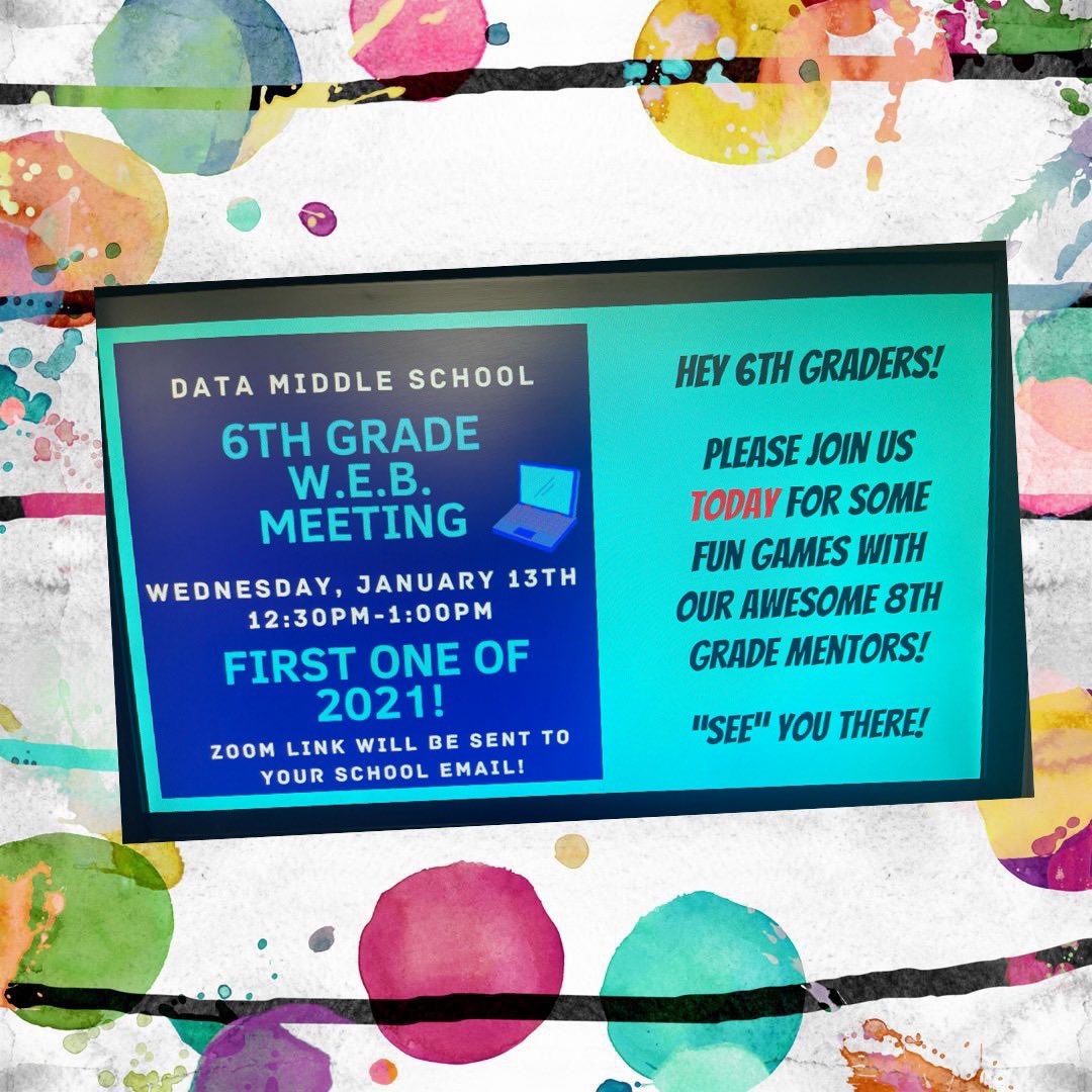 CoronaMrs's tweet photo. WEB Wednesday!!! Had a blast with our 8th Grade WEB Leaders and 6th Graders today!!! Bonus: Coffee to get me through this busy day... Thank you Ms. Bernice for the treat ☺️🌎💙 #togetherWEnavigate #navigatorpride https://t.co/j8xEKPqEi5