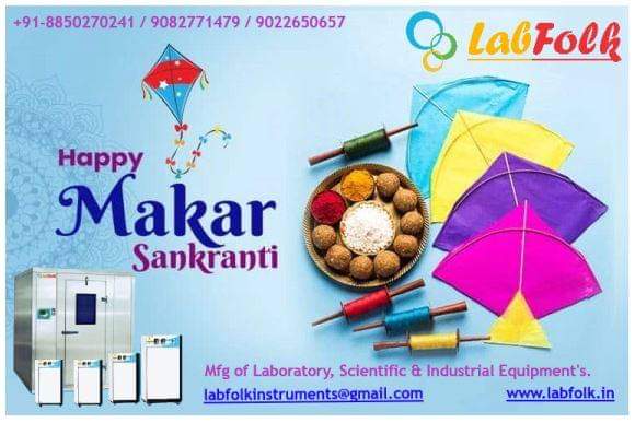 labfolkinstrmnt's tweet photo. Happy Makar Sankranti!
#makarsankranti #labfolkinstrumentsandservices #labfolk #manufacturer #equipments #instruments #laboratoryequipment #scientificequipment #aftersalesservice #AfterSalesSupport #installation #validation #Calibration #AMC #camc https://t.co/GwLViBfO8u