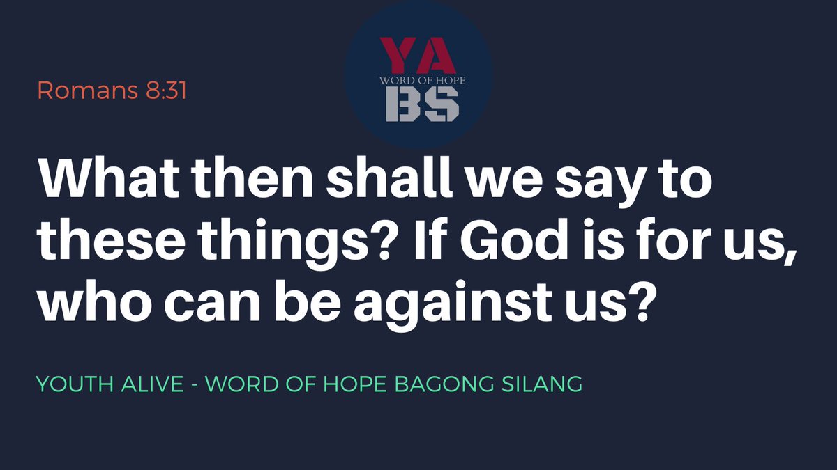 YABS_WOH's tweet photo. We can withstand the earth's current as long as we offer and dedicate our lives to the King of all Kings! No one can ever be against us. Proclaim it! #JesusChrist #FaithCanMoveMountains #Scripture #motivationthursday https://t.co/YQYtWblPv7
