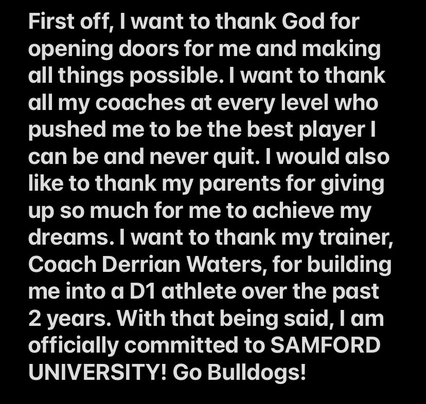 brendenmreed's tweet photo. #COMMITTED #AllForSAMford @coachdmstewart @SamfordFootball @wcsRHSfootball @grimesreginald @BuckFitz @CSmithScout https://t.co/up3Dm6Wl7z