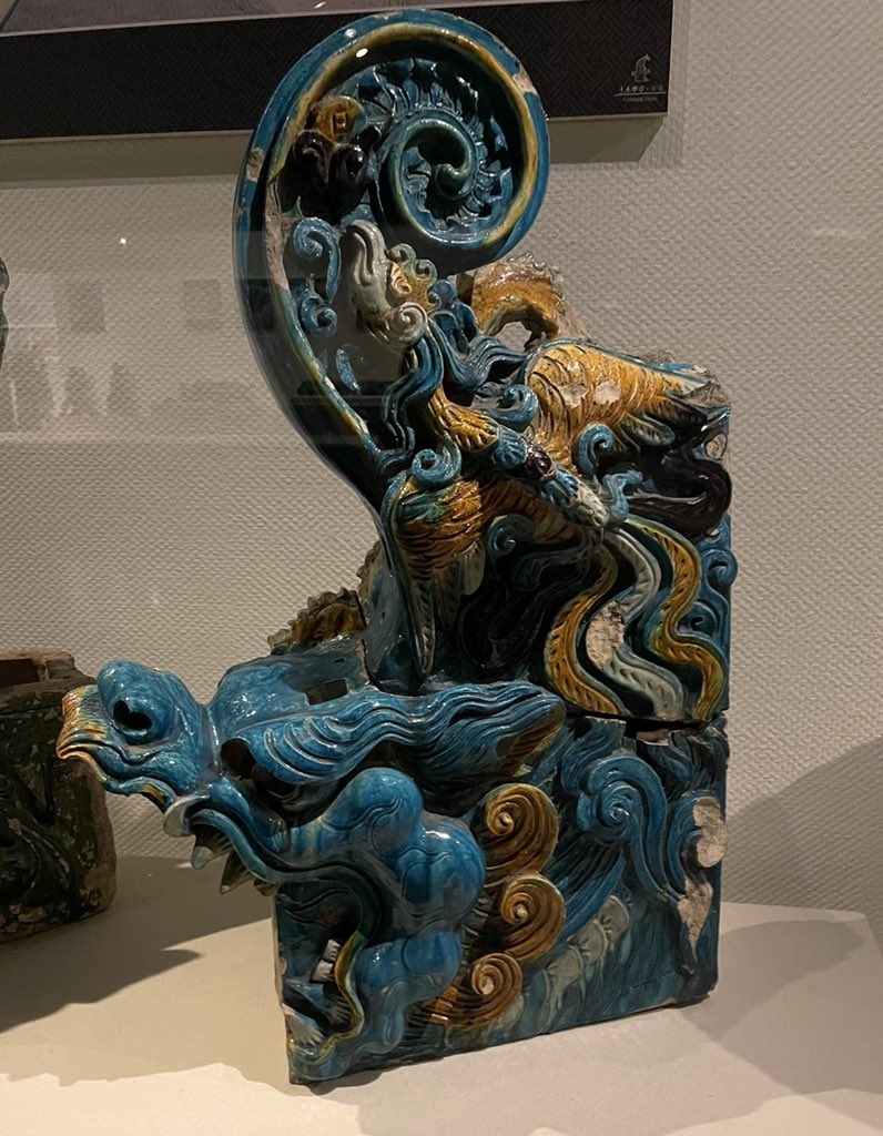 1. From Tangut Empire, Northwestern China (11th - 13th century)2. Tibet (13th Century)3. Porcelain Tower of Nanjing, Yangtze Delta, Ming Empire, China (15th Century)4. From Shanxi, Northern China, Ming Empire (14th - 17th century)