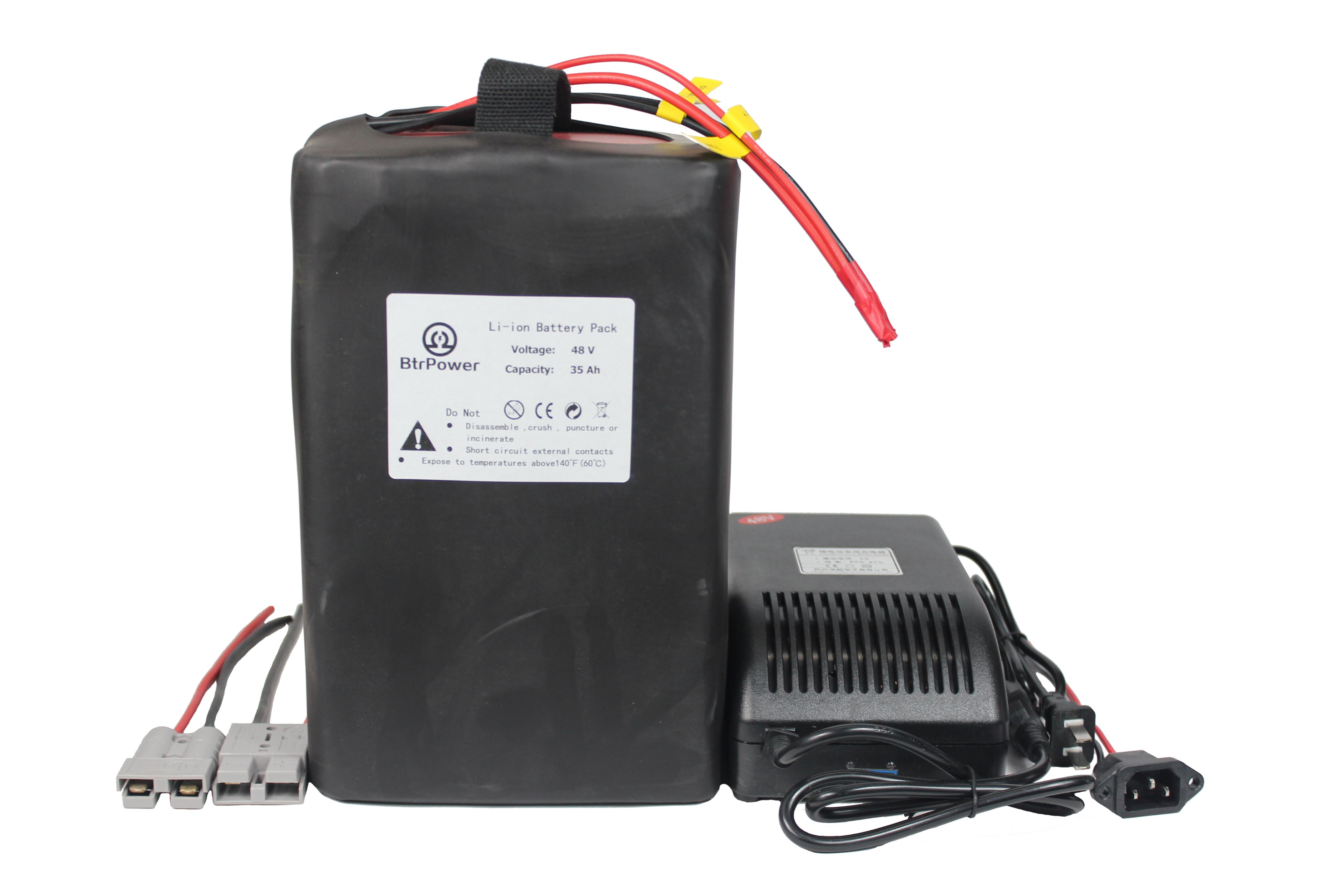 BtrPower 58.8V 5A Lithium Battery Charger for 48V 52V Li-ion Battery 5