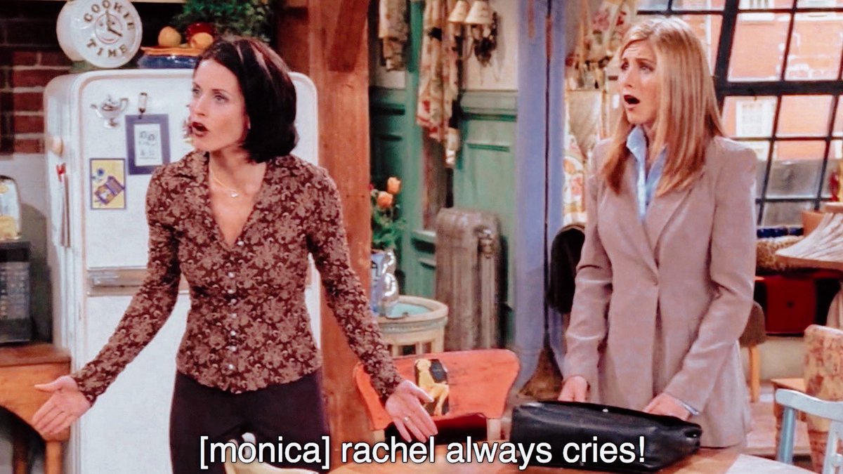 anistonily's tweet photo. the way i’m rachel green https://t.co/xUEdYs2SeK