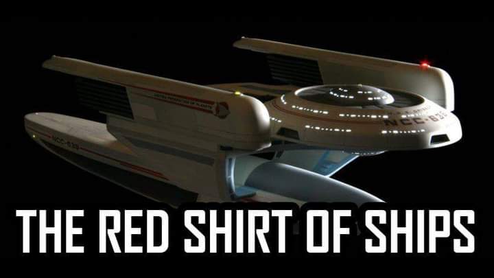 ghostfleming's tweet photo. The Red Shirt of Ships https://t.co/YTCJ6dLc28