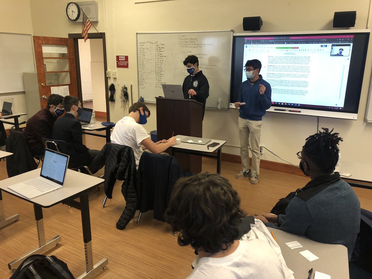 HGPmodelUN's tweet image. Delegates prepared for their upcoming Crisis Conference on 1/16 here on campus. #HGPMUN2021 #ThinkGhost