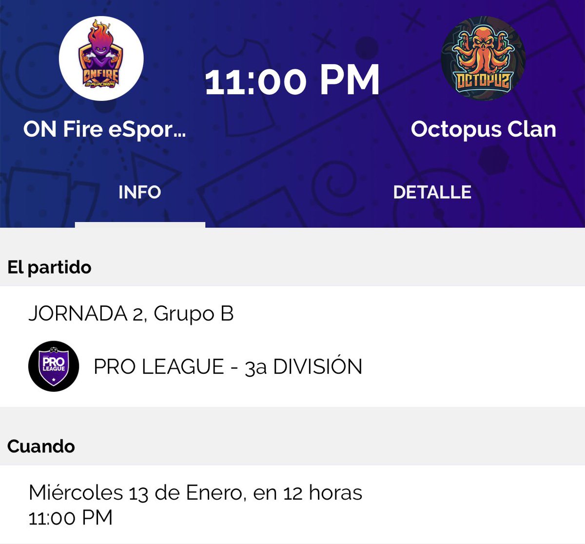 OctopusGaming0's tweet photo. HOY SE JUEGA PRO LEAGUE DE @SOCCERiD10 ⚽️🎮
🆚 ( @_onfireesports )
⏰ (11:00 PM) 
🏆 (3ra División ) 
▶️ Transmisión en vivo: (https://t.co/OJxECMI9rh)
#SOCCERiD | #PROLEAGUE | #ProClubs | #XBOX | #eSports | #FIFA21 | #ClubesPRO https://t.co/rGUaaYQt1E
