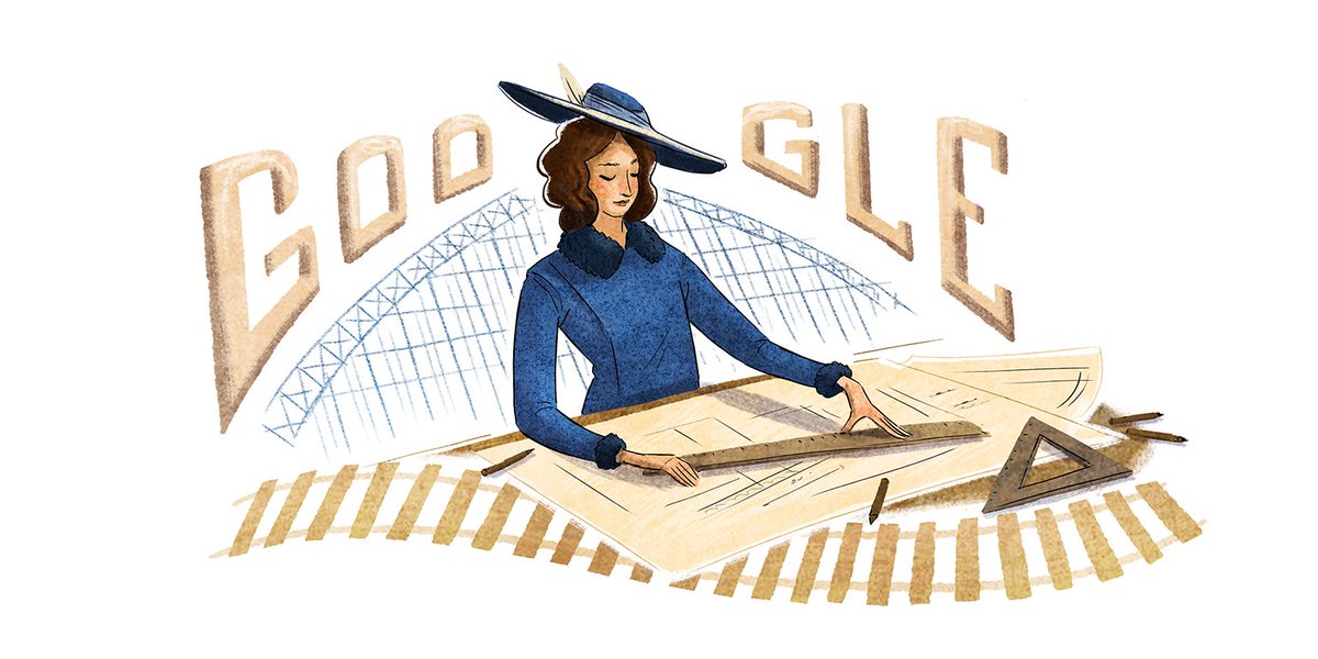 El día parte con felicidad porque el <a href="/GoogleDoodles/">Google Doodles</a> de hoy es para celebrar a #JusticiaEspadaAcuña, primera mujer que estudió📏 y ejerció🏗 profesionalmente la Ingeniería en Chile, y egresada <a href="/uchile/">Universidad de Chile</a>, quien nació hace 128 años, un 14 de enero de 1893 → uchile.cl/u172493