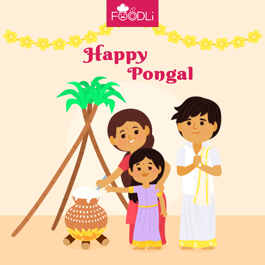 FoodliApp's tweet image. Happy pongal. 
Order in from Foodli.
#pongal #foodapp #food ##foodies #thanecity #thanefood #thanefoodblogg #pongal2021