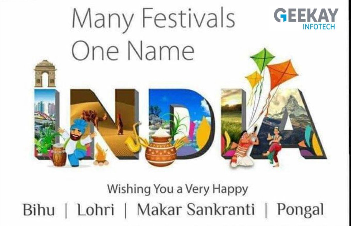GeekayInfotech1's tweet photo. Wishing You A Very Happy Bihu l Lohri l Makar Sankranti l Pongal https://t.co/C2BT5ZUYW5
