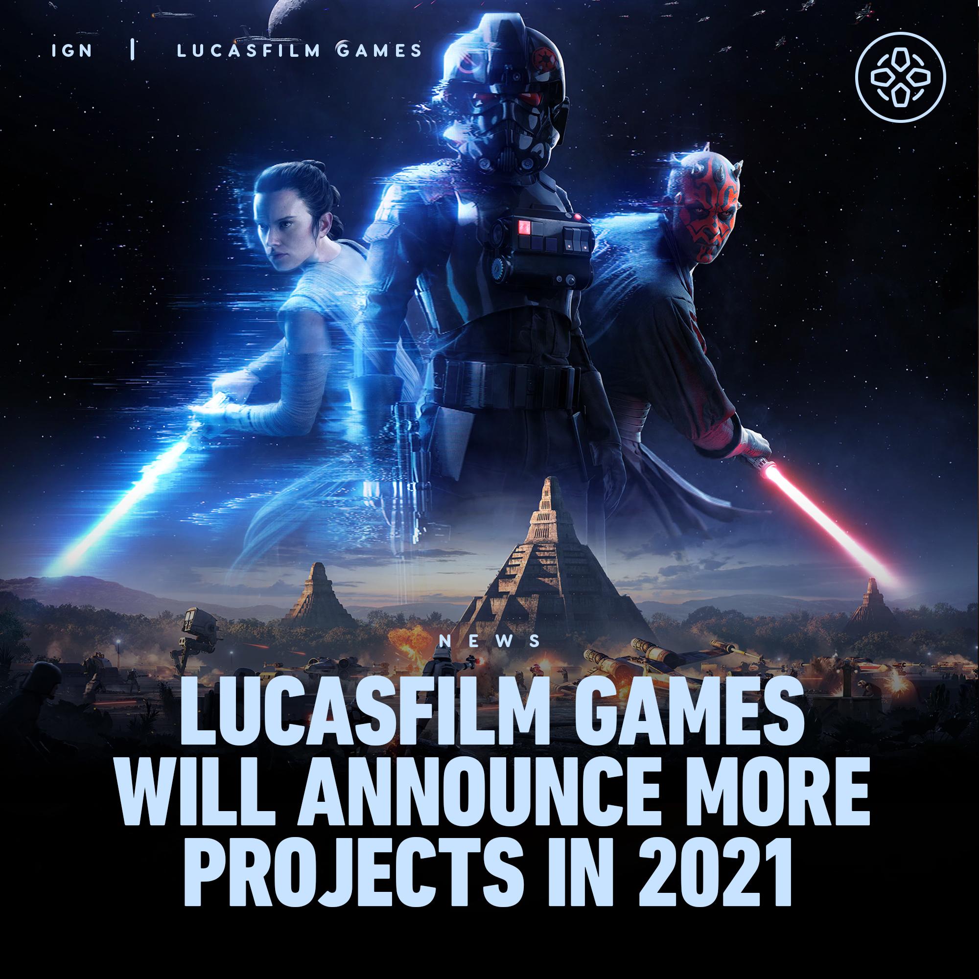IGN on Twitter: "After announcing a Bethesda-led Indiana Jones game and an  open-world Ubisoft Star Wars title, Lucasfilm Games will continue with  announcements this year, including "a number of projects" from EA.