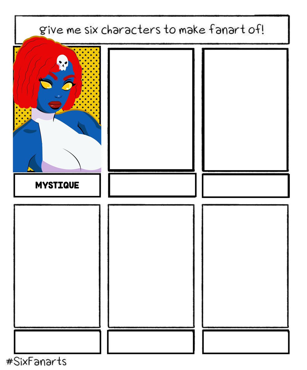 Mystique for my #SixFanArts challenge 