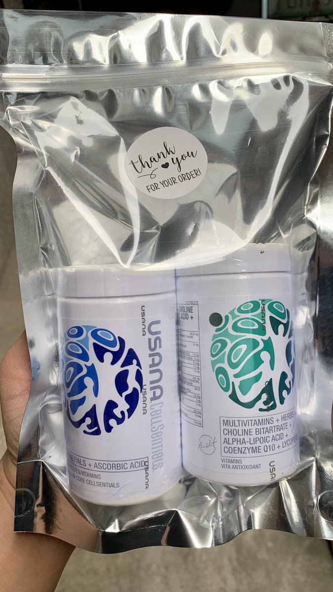 jeremybadong's tweet image. Nourish, support, and renew the health of your cells so you can be at your best every day with the #USANA #CellSentials.

Order bound to Parañaque via GrabExpress!