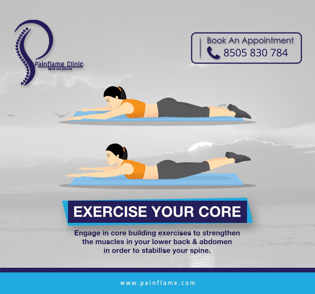 Harishgrover542's tweet image. 3 set twice a day 15 repetitions each set 
#chiropractoringurgaon #chiropractordelhi #backpainsolution #painflameclinic 
painflame.com