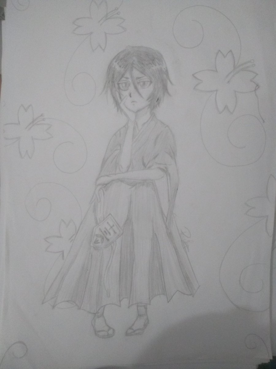 bleachartsatall's tweet photo. Como não preparei nada especial pra o aniversário dela, decidi dá uma "restaurada" em um desenho que eu fiz há um tempo atrás... 

Feliz aniversário, Rukia!!! 💜💜💜🎉🎊🎈 https://t.co/dQ5WBzZdVz