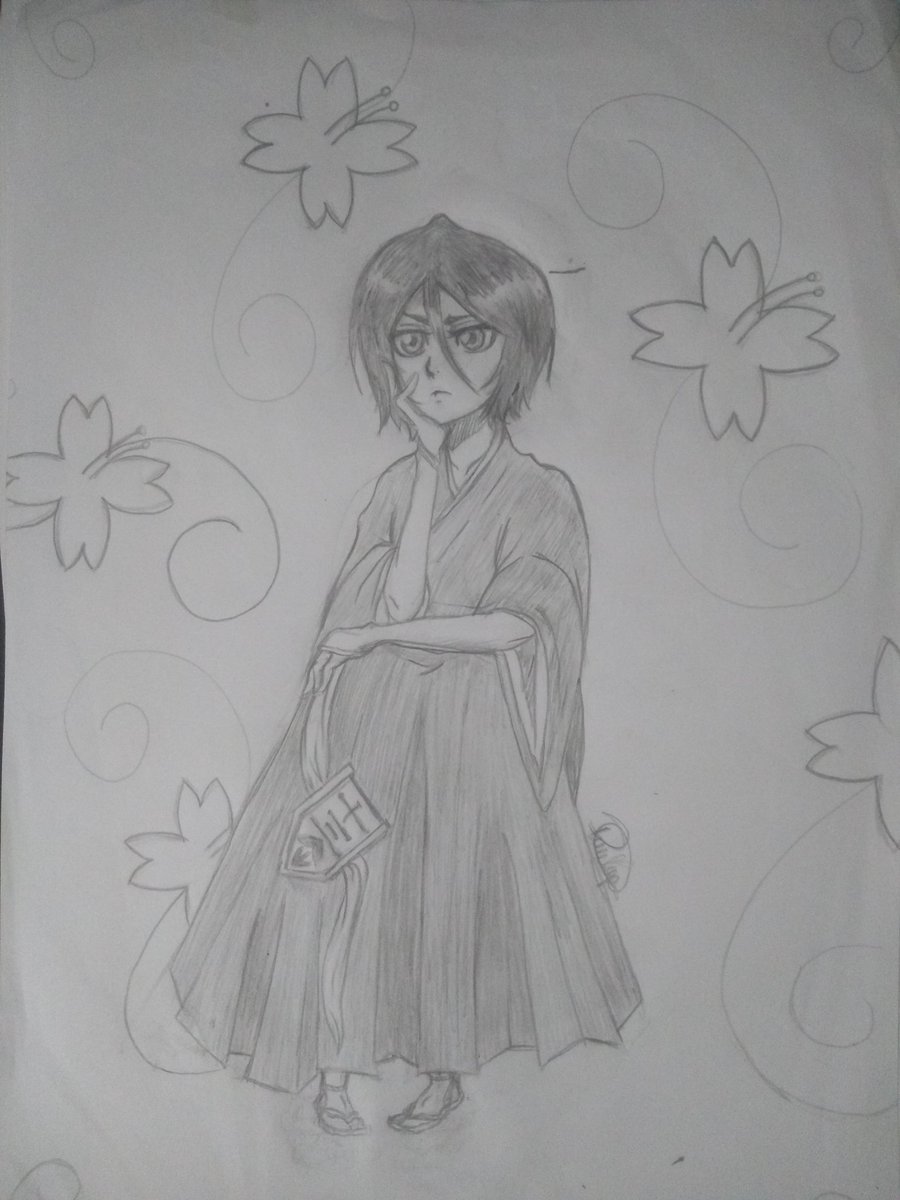 bleachartsatall's tweet photo. Como não preparei nada especial pra o aniversário dela, decidi dá uma "restaurada" em um desenho que eu fiz há um tempo atrás... 

Feliz aniversário, Rukia!!! 💜💜💜🎉🎊🎈 https://t.co/dQ5WBzZdVz