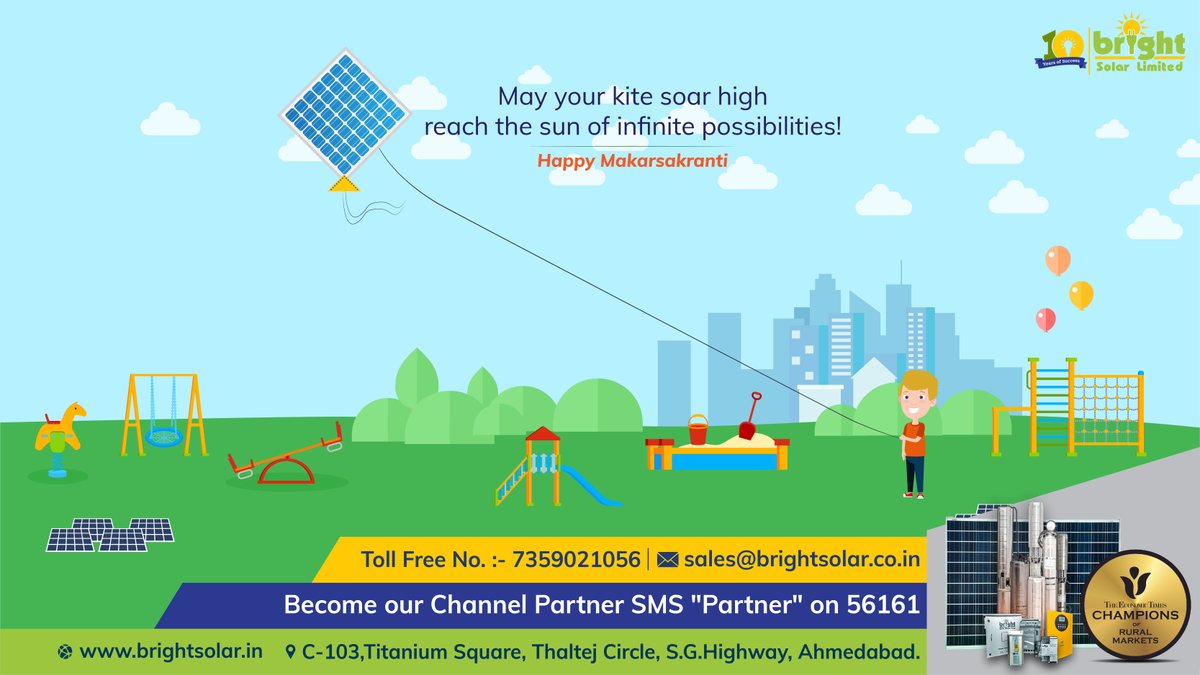 BrightSolarLtd's tweet photo. Wishing you a day full of grand celebrations, happiness and lot of cheer, have a joyful Makar Sankranti!

#HappyMakarSankranti #MakarSankranti #Uttarayan #MakarSankranti2021 https://t.co/wIm7nMKR5r