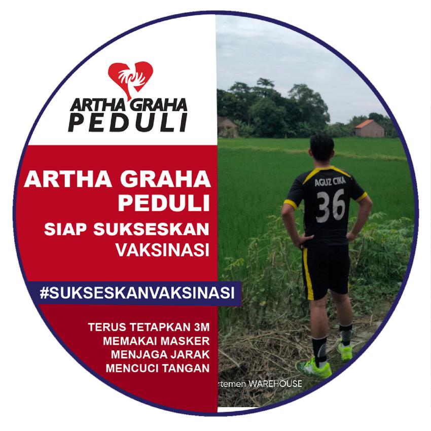 Artha Graha Peduli siap sukseskan vaksinasi
Terus Terapkan 3 M
Memakai Masker
Menjaga Jarak
Mencuci Tangan

#SUKSESKANVAKSINASI
#agpmelawancovid19
#arthagrahapeduli
#agpeduli