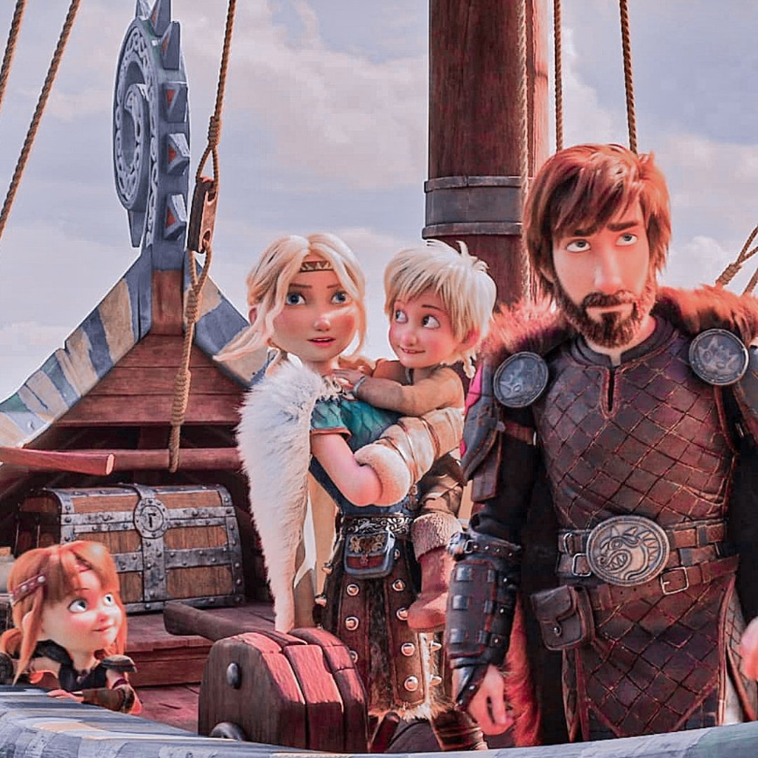 FANSHTTYD⏪ on Twitter "Haddock family 💕 httyd3…