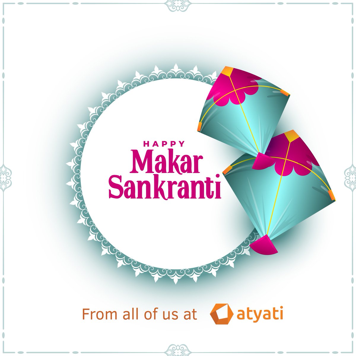 All of us at atyati wish you and your family a very Happy #MakarSankranti and an enjoyable #Lohri festival.
