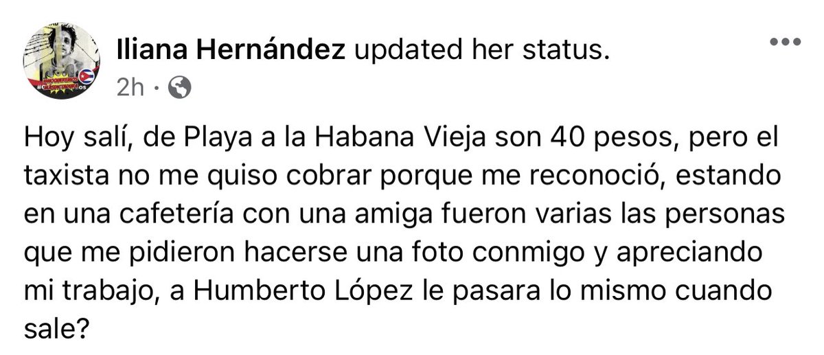Parece que la propaganda del régimen cubano no está teniendo el efecto que ellos esperan. Los cubanos quieren un cambio... el apoyo a <a href="/yoanisanchez/">Yoani Sánchez</a> y a <a href="/ilianahcuba/">Iliana Hernández</a> en las calles lo confirma. La dictadura está muy preocupada.