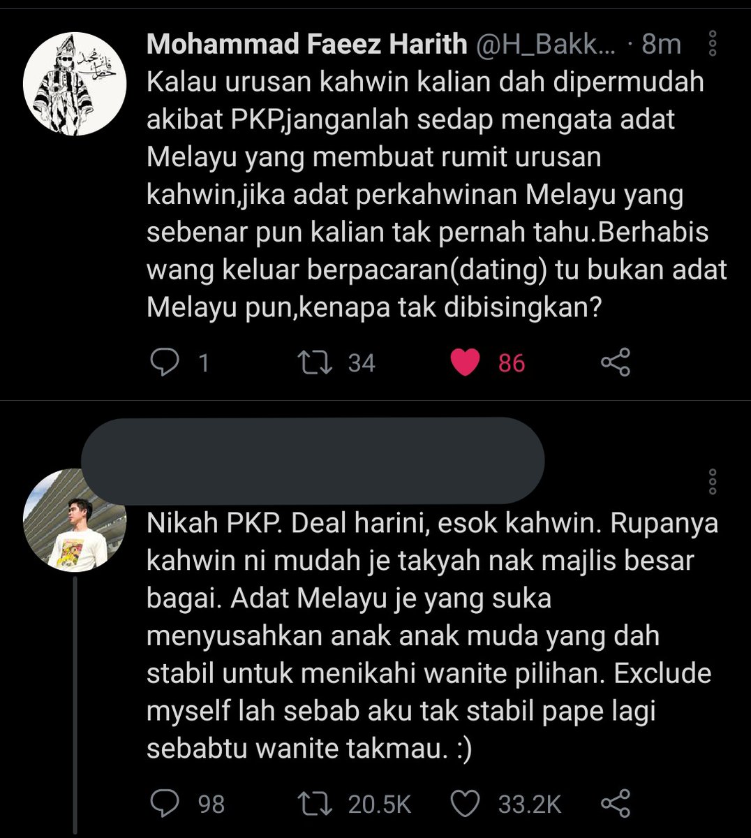 Mohammad Faeez Harith On Twitter Kalau Urusan Kahwin Kalian Dah Dipermudah Akibat Pkp Janganlah Sedap Mengata Adat Melayu Yang Membuat Rumit Urusan Kahwin Jika Adat Perkahwinan Melayu Yang Sebenar Pun Kalian Tak
