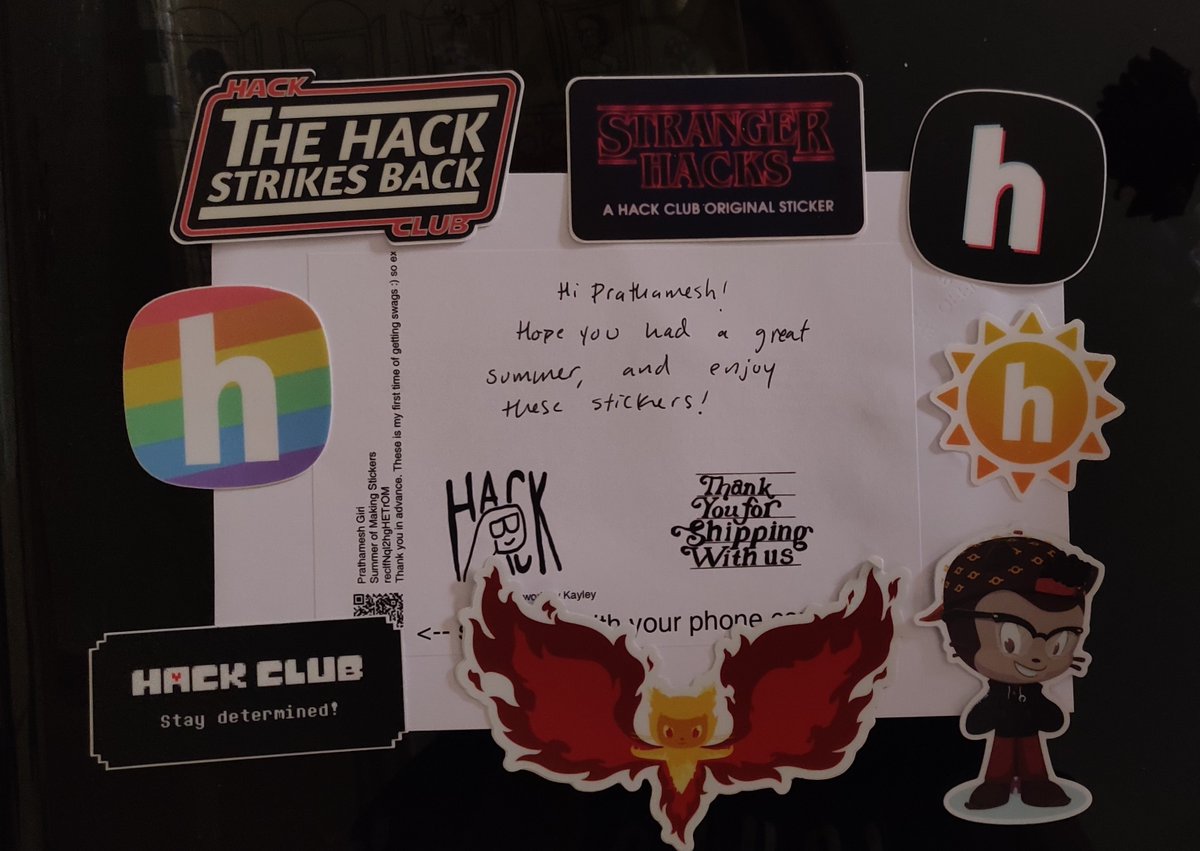 _Autodidactic's tweet image. Thank you @hackclub @HackClubIndia @hackclub for these swags 😊