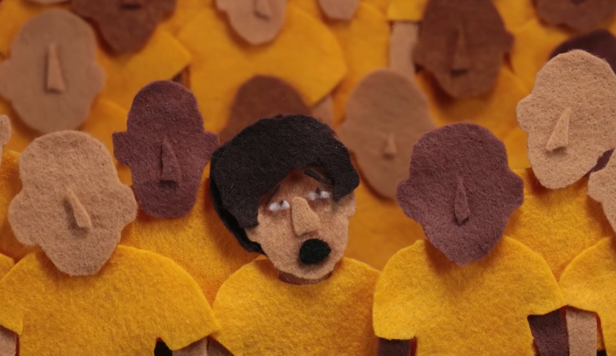 he starts with braeden and it seems like he's talking about a fear he has, we see this guy that looks like the dude from scrawny mv (i don't really know if it's intentional or not) but anyway he's forcing him to do something braeden doesn't want to