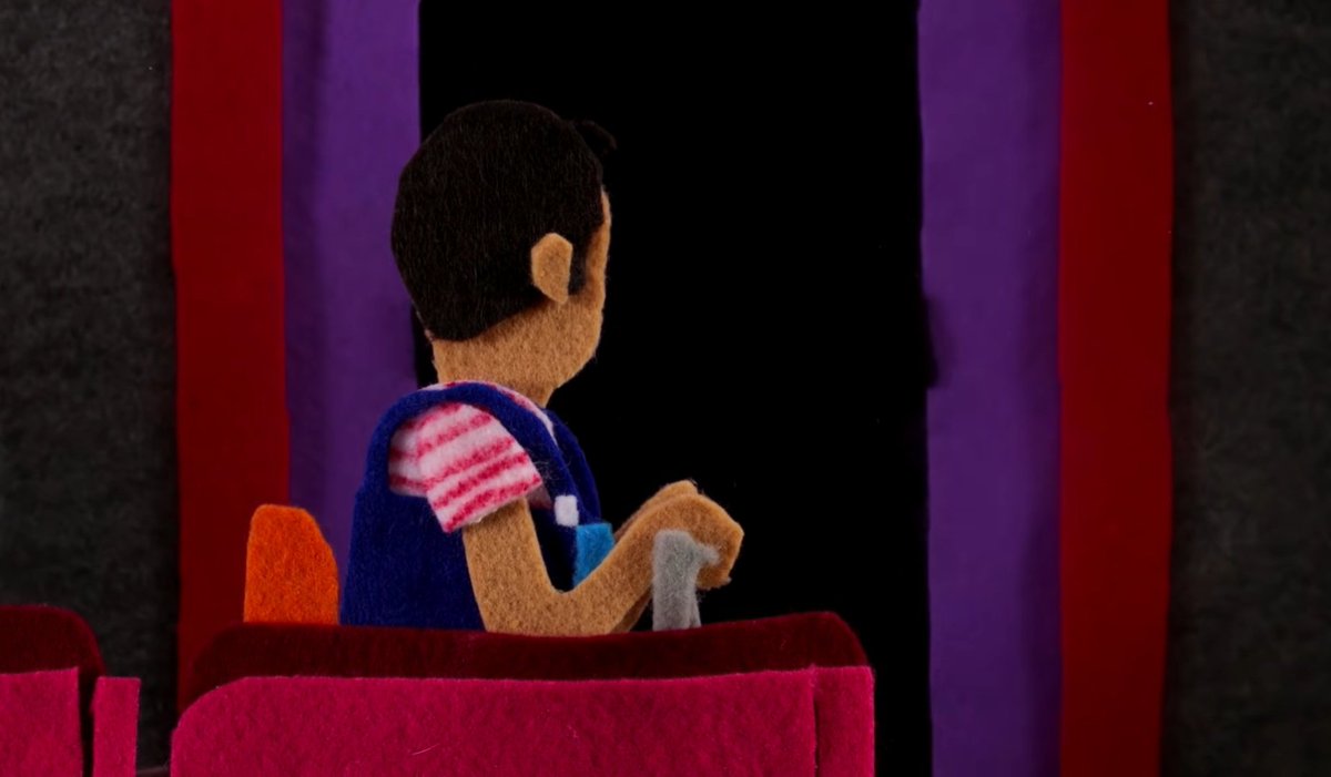 then we get to dylan singing his verse and we can see him on a rollercoaster, which is frightening, while opening multiple doors of what would seem are his fears and the lyric "all of my ideas turn to content, they can be conceived 'til they're read" plays in the back.