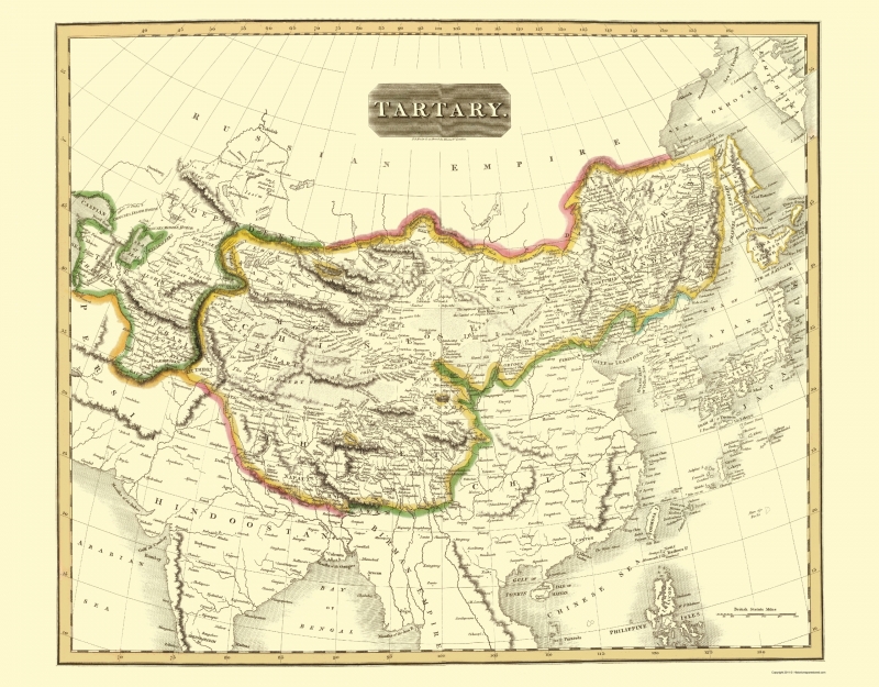 1814 Tartaria map