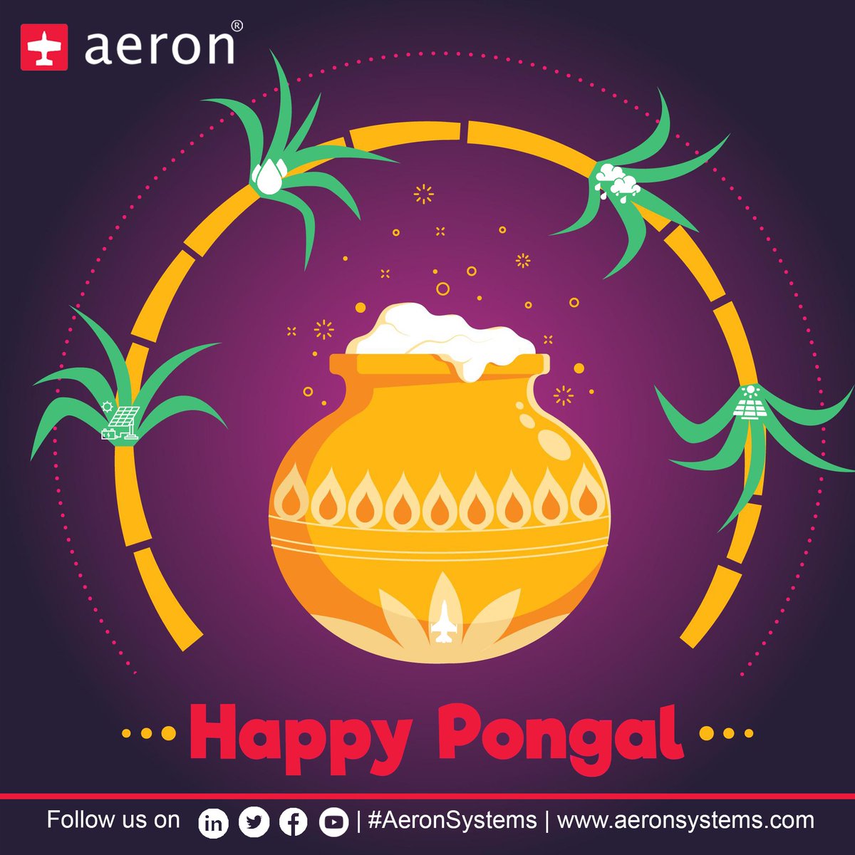 AeronSystems's tweet photo. Wishing You all a Very Happy Pongal #aeronsystems #iot #ins #navigationsystems #waterquality #festival #Pongal #Pongal2021 #pongalwishes #PongalFestival  #airquality #indianfestival #defence #MakaraSankranthi https://t.co/rtZV0lDMrW