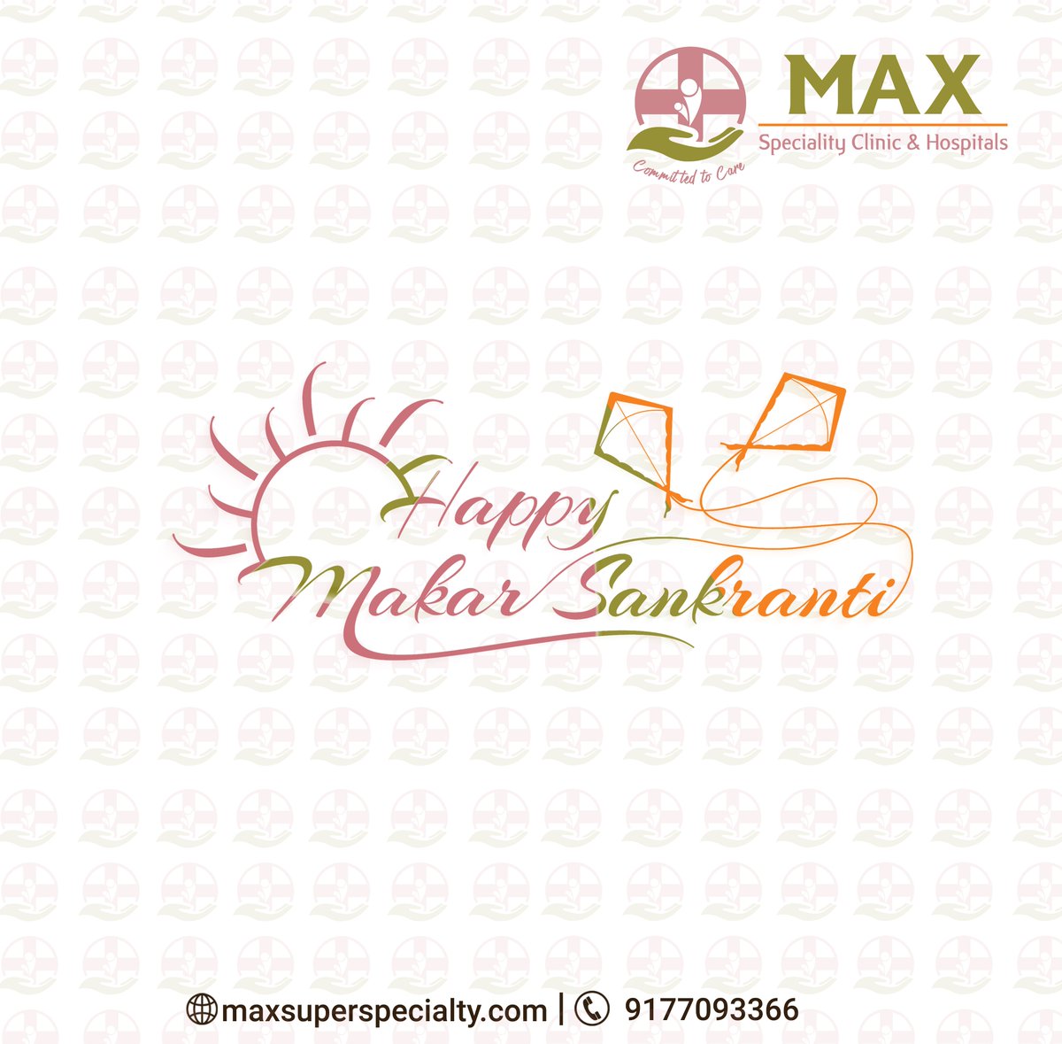 Maxspecialty's tweet photo. A new start, a new goal with happiness. Wishing you a very Happy Makar Sankranti!

#sankranti  #india #festival #kitefestival #pongal #kites  #makarsankranti #lohri #patang 
#happymakarsankranti #max #maxcare  #warangal #hanamkonda #superspecialityhospital #maxhanamkonda https://t.co/ndyQxV7wou