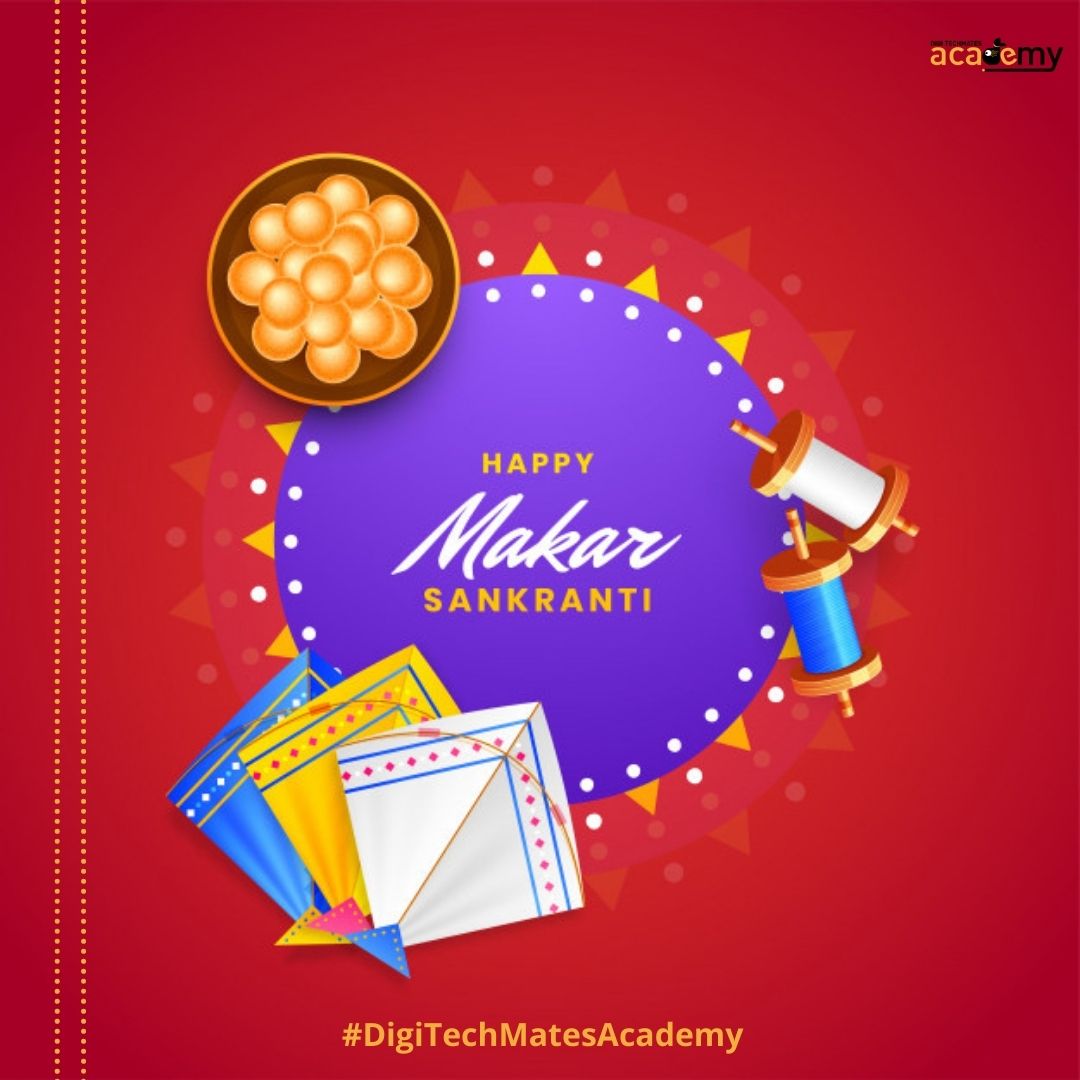 DigiTechmates's tweet photo. Worship the Lord Sun and fly the kite in order to celebrate the day, as this is the season of harvest. Happy Makar Sankranti to all.
.
.
#MakarSankranti #MakaraSankranthi #MakarSankranti2021 #Sankranti #Kites #kiteflying #kitefestival #DigitalIndia  #digitechmatesacademy https://t.co/PqRhUM5FDq