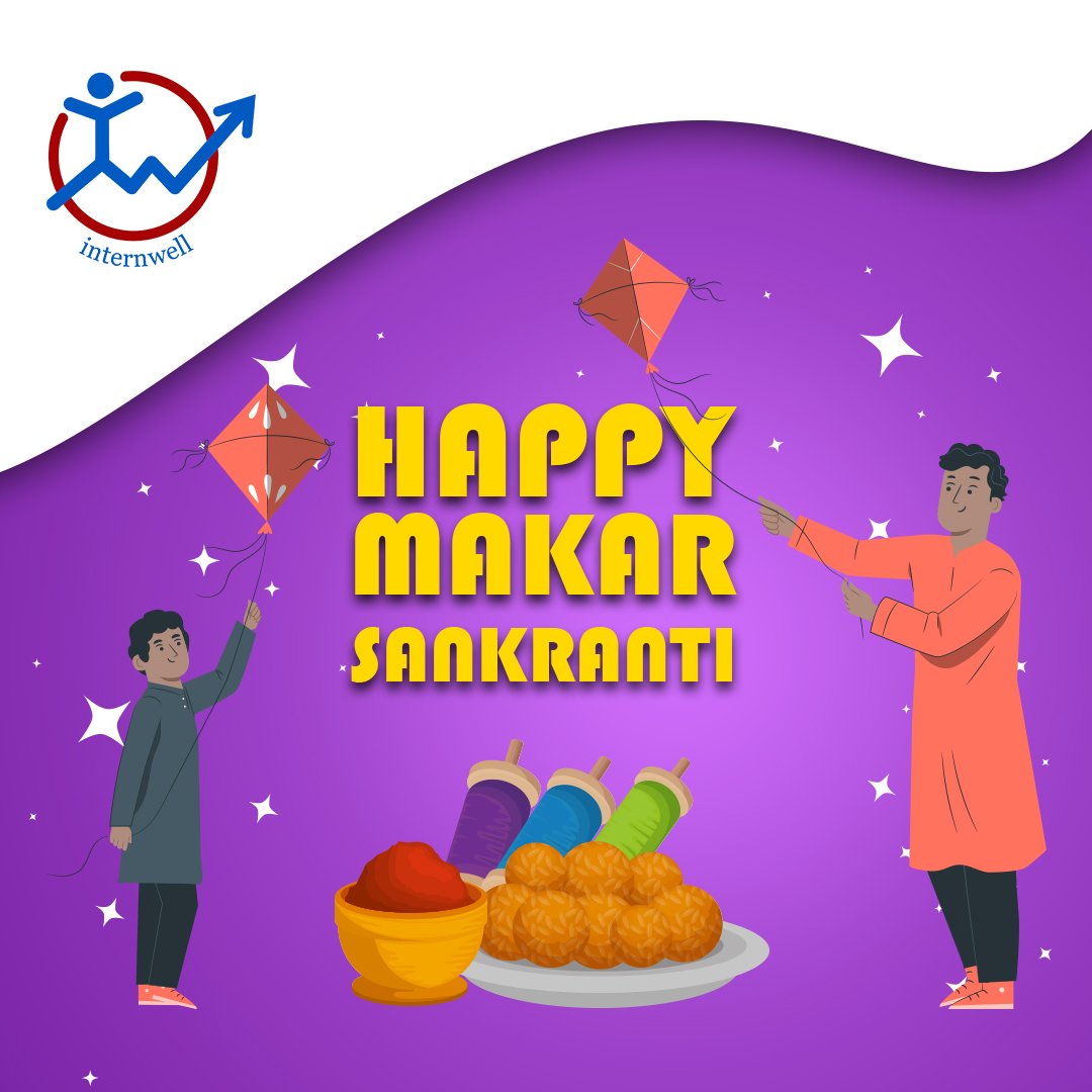 InternWell's tweet photo. Happy Makar Sankranti! InternWell Wishing that the rising sun of Makar Sankranti fills your life with bright and happy moments.
#MakarSankranti2021 #internwell #indianfestival #MakarSankranti https://t.co/MqhATHtuVo