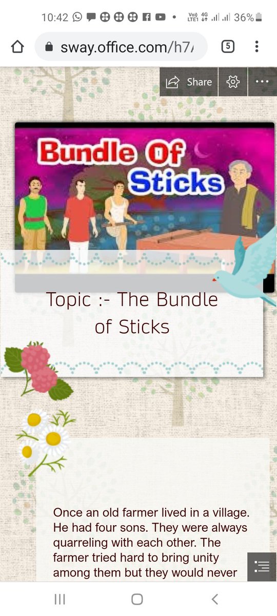 CLUB ACTIVITIES 
#Moral value story Bundle of sticks which is related SDGs no.4,16.In this story students learn about the power of togetherness and peace .
<a href="/Prabhjo60556013/">Prabhjot Gill</a> <a href="/raminde94301780/">Raminder</a> <a href="/STSWSRAJGOMAL/">S.T.S. World School (Official)</a> 
<a href="/Microsoft365/">Microsoft 365</a> 
<a href="/SDGoals/">SDGoals</a> 
<a href="/SDGaction/">UN SDG Action Campaign</a> 
<a href="/UNSCO_MEPP/">UNSCO</a>