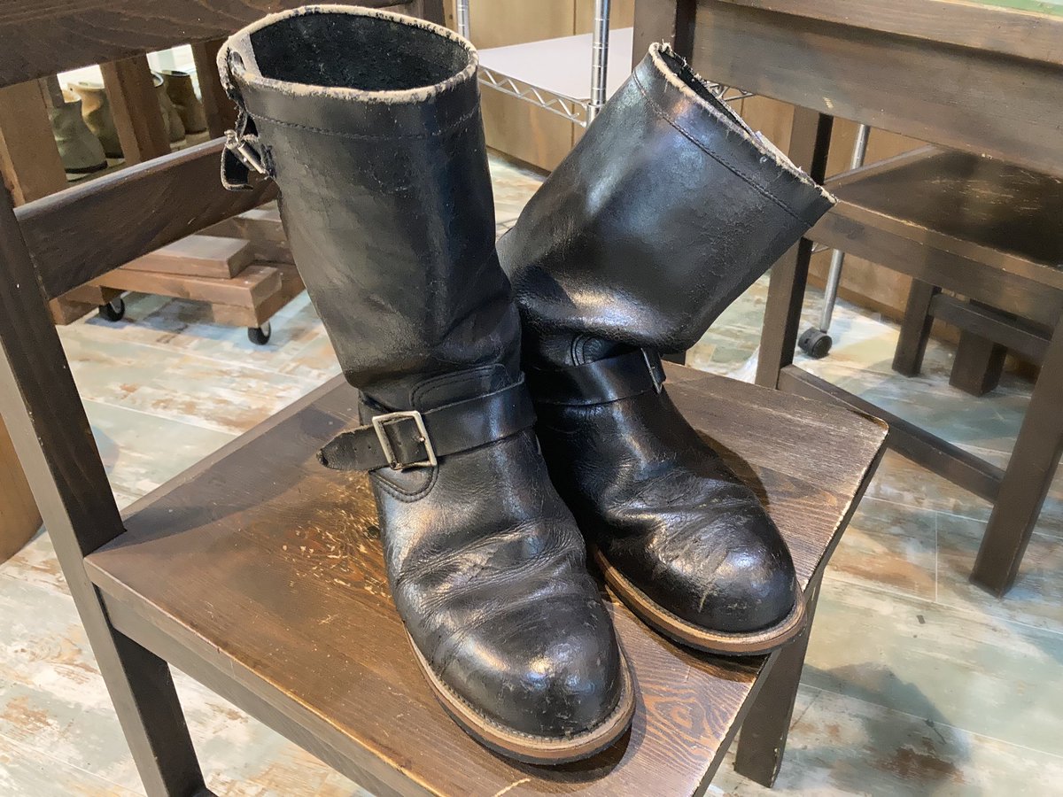 createscrea's tweet photo. 【VTG Georgia Engineer Boots】ヒール交換 https://t.co/JpDNZEiUsP @createscrea #shoerepair #bootsrepair #bootscustom #handcraft #sliveraccessory #leathercraft  #keycopy #シューリペア #ブーツリペア #ブーツカスタム #ハンドクラフト #シルバー #レザークラフト #合鍵 https://t.co/tT2ZbeRJbj
