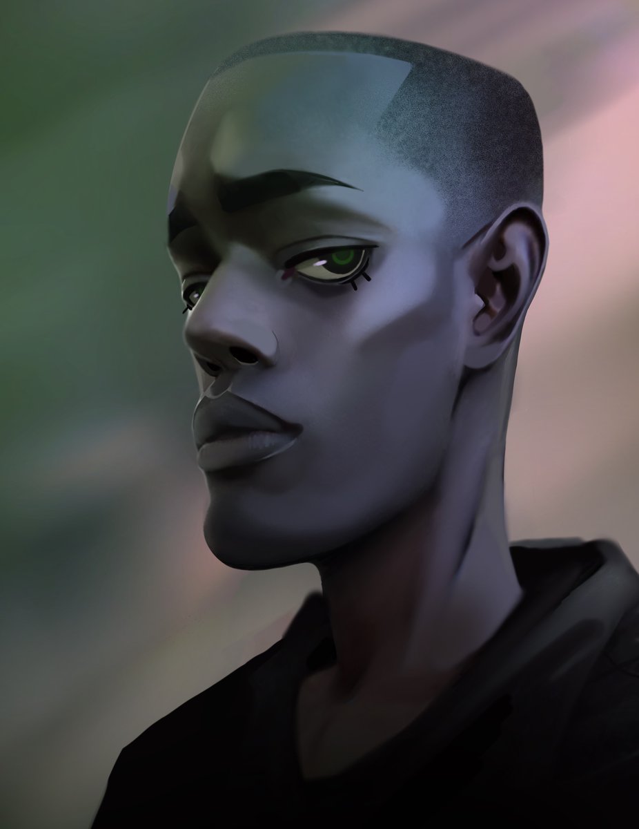 Portraits made with #procreate in bed. Exercises to explore brushes and tools of this wonderful software! #characterdesign #portfolioday