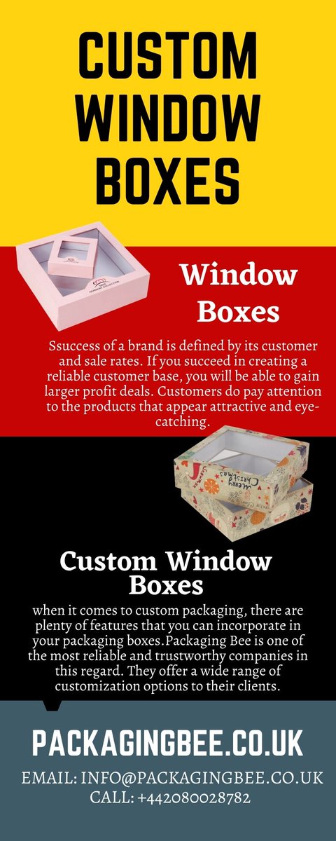 HarryLee110's tweet image. Custom Window Boxes

Custom Window Boxes is the most attractive way to grab your customer's attention. 
packagingbee.co.uk/blog/fuel-your…

#customboxes

#customwindowboxes
 
#customwindowpackagingboxes

#customwindowboxeswholes

#customwindowboxesinuk

#custompriting

#customwidowpackaging