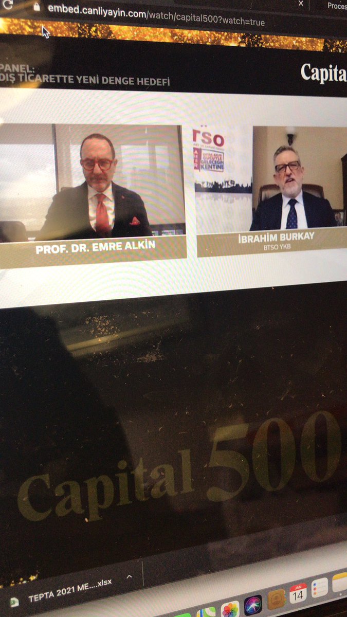 Yeni bir deneyim, <a href="/CapitalDergisi/">Capital</a>  <a href="/Capital500/">Capital 500</a>  Zirvesi bu kez çevrimiçi.izlediğim yüzlerce yerel/global etkinlik arasında teknik olarak en iyi hazırlanmış olanlardan biri, 🙏🏻👏🏻👌🏻Tabii ki #dışticaret te yeni dengeler  hedefler dinliyorum ! <a href="/emrealkin1969/">emre alkin</a> #işimizglobal