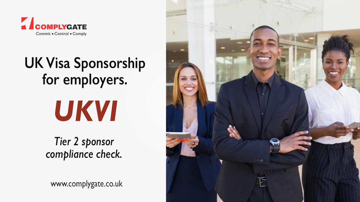 Complygate1's tweet photo. If you want to employ someone from outside the #UK - including any EU, Iceland, Liechtenstein, Norway & Switzerland citizens who arrived after 31/12/2020 -, youβll need a #SponsorLicense.
Perform a Tier 2 sponsor compliance check:
https://t.co/cVfxdUJUtG #HRSoftware #HRMS #UKVI https://t.co/VevOgq7j9Y