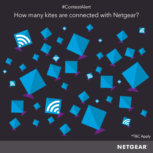Netgear_India's tweet photo. #ContestAlert Count the number of kites with the WiFi symbol on them and send in your answers in the comments. You stand a chance to win some exciting prizes - so start off your #MakarSankranti festivities on a high note! #WiFiFlyingHigh
.
.
#NetgearIndia #HappyMakarSakranti https://t.co/oP2uoayZBZ