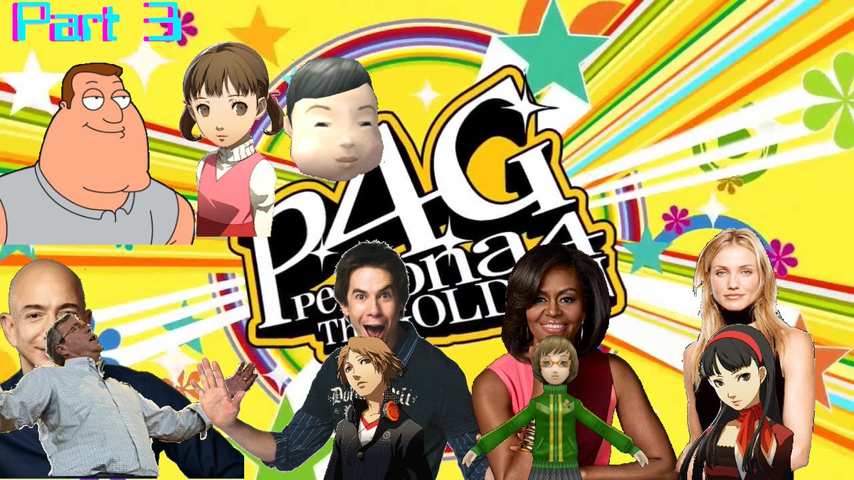 Alrighty, you best believe we're gonna have a part 3. 
Anywho, for those that missed tonights stream, some key events: 
Nanako crippled Joe again
Kim Jong Un is in the game
Jeb Bush fused Jeff Bezos into a cat man thing
We rescued Yukiko
Her persona is Cameron Diaz
That is all. https://t.co/cjgf7HoPTi