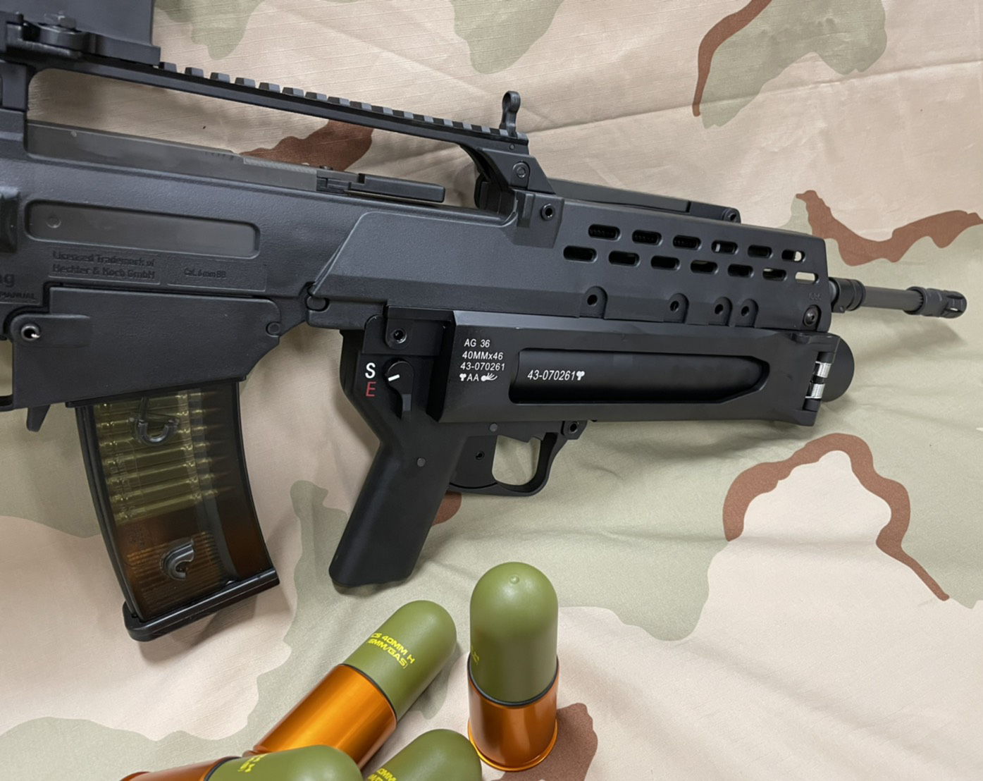 ARES, AG36, グレネードランチャー, 塗装あり, CAW 40mm