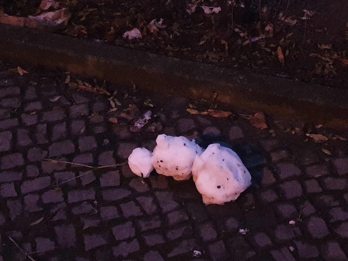 Schneemann müde, Schneemann schlafen!