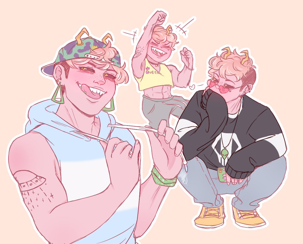 Gummy_Gem's tweet photo. Genderbent Mina still lives in my head rent free tbh #minaashido #bnha https://t.co/90BEC51zLT