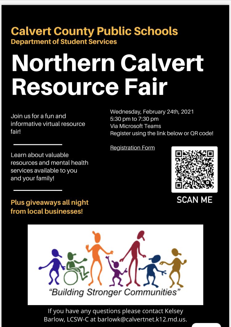 tcysborg's tweet photo. Northern Calvert Resource Fair https://t.co/4N3XJYNE9Q
