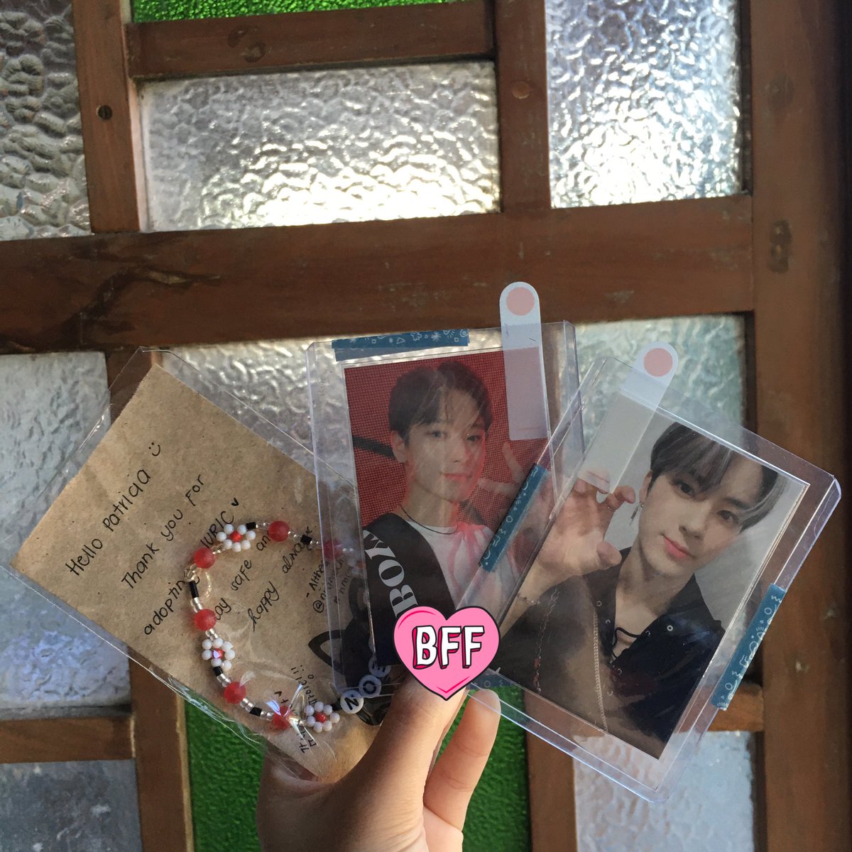ljyhauls's tweet photo. JuRic re:al md trading cards came home this morning and I just opened & sanitized them now! 💗 thank you @ninimochistore for these and the cute bead bracelet 🥺 packaging was super secured din 💗💗
#nmsfeedbacks https://t.co/WjkS4UdOwF