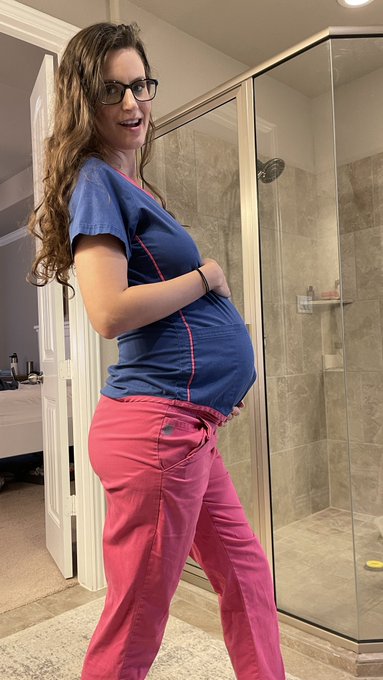 Did I mention that I&rsquo;m a pregnant nurse? I bet that checks some boxes on y&rsquo;all&rsquo;s fantasy wishlist 😜❤️