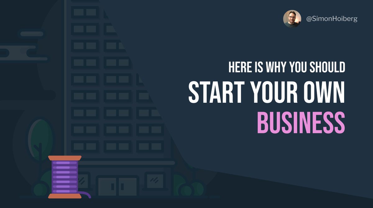 Why should you start your own business instead of becoming an employee?Well, being a business owner isn't for everyone.But it may be exactly the change you need!Let me give you some great reasons to quit your job and become self-employed.