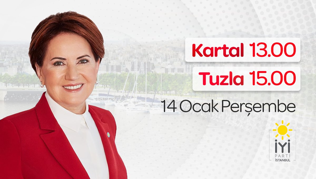 Aslı Duru (@asli_duru34) on Twitter photo Haydi bakalım geliyoruz hazır mıyız Kartal / Tuzla ? <a href="/meral_aksener/">Meral Akşener</a> <a href="/iyipartituzla1/">İYİ Parti Tuzla İlçe Başkanlığı</a> <a href="/iyikartal_/">İYİ PARTİ KARTAL</a> <a href="/onurcukurlu/">Onur Çukurlu</a> <a href="/doctoralbayrak/">İhsan Önder Albayrak</a> Haydi bakalım geliyoruz hazır mıyız Kartal / Tuzla ? <a href="/meral_aksener/">Meral Akşener</a> <a href="/iyipartituzla1/">İYİ Parti Tuzla İlçe Başkanlığı</a> <a href="/iyikartal_/">İYİ PARTİ KARTAL</a> <a href="/onurcukurlu/">Onur Çukurlu</a> <a href="/doctoralbayrak/">İhsan Önder Albayrak</a>