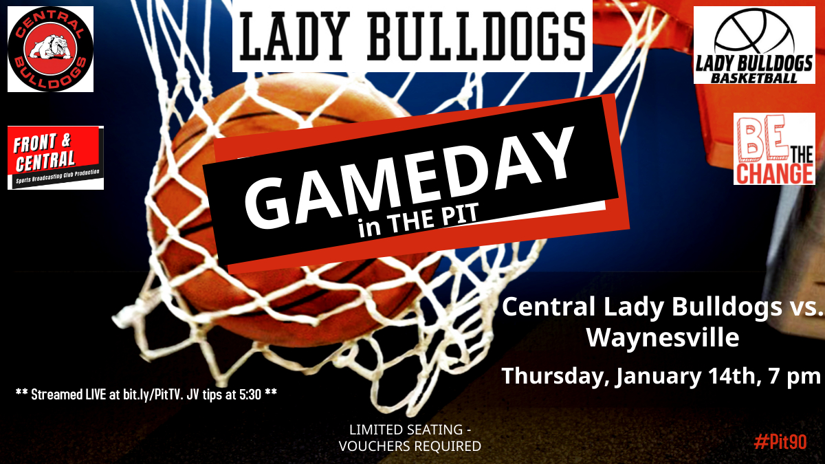 PitCentralHS's tweet photo. It's GAMEDAY for our @CHSLadyBulldogs &amp; their first Pit Game of 2021!

If you can't get here, JV &amp; Varsity livestreamed from courtside starting at 5:30,  https://t.co/bimcUwW1lS

@CentralBulldog @26Youngiverson @Leeleepittman1 @HeavenShockley @WvilleSports @WaynesvilleGBB 
#Pit90 https://t.co/S7C07MBNc7